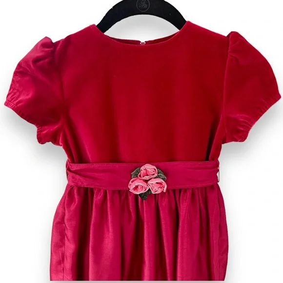 Elegant Red Kids Formal Dress - Picture 4 of 8